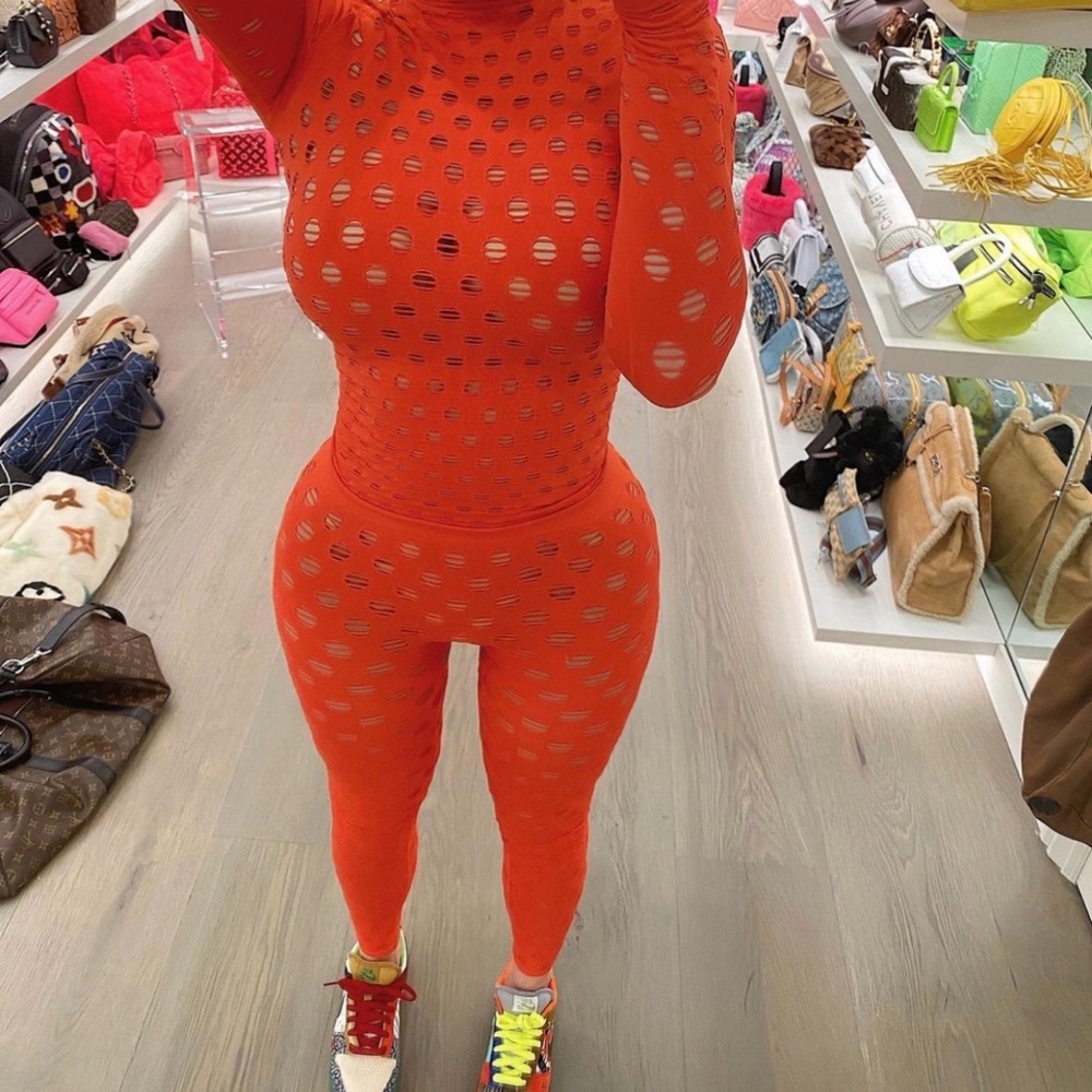 Orange Maisie Wilen Two Piece Set